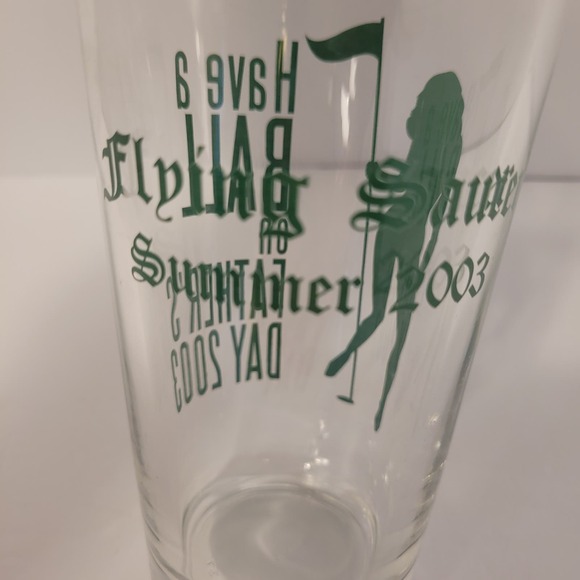 Flying Saucer Father's Day Pint Glass Have A Ball On Father's Day 2003 - Picture 4 of 8